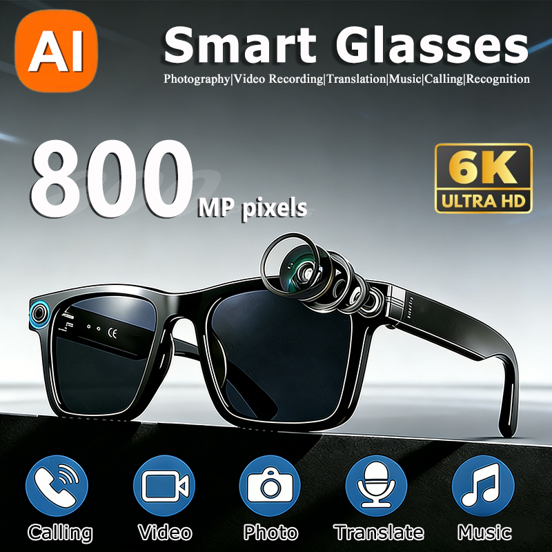 Smart Glasses Lens - Умные очки 6K HD с ИИ-камерой,