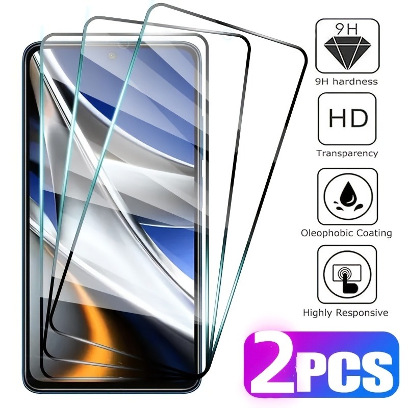 Oppo Reno 12 - 2 упаковки, защитная пленка из закаленного