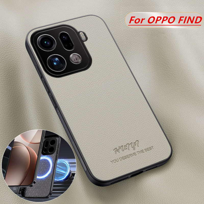 Роскошный кожаный чехол с магн – обзор и цена Oppo Find X8